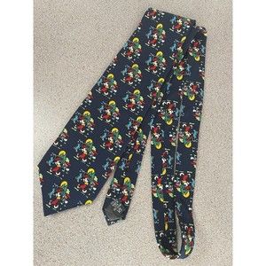 Disney Men's Mickey Mouse Golf 100% Silk 60” Tie by Mickey & Co. Balancine Inc